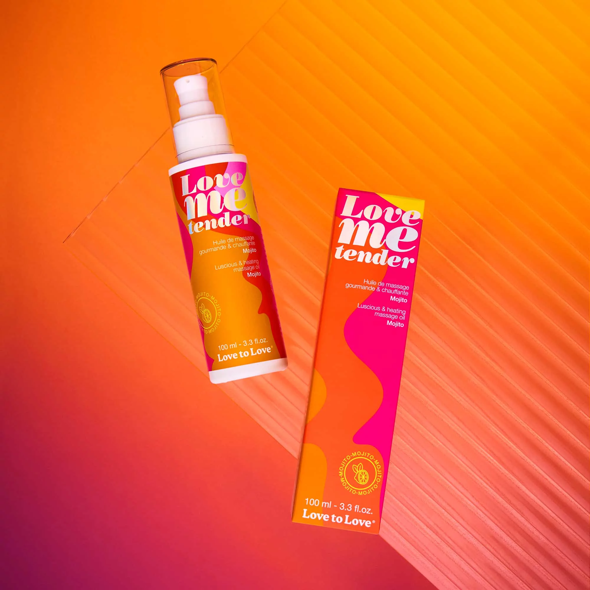 LOVE ME TENDER - MASSAGE OIL - MOJITO 100ML / 3.3FL.OZ.