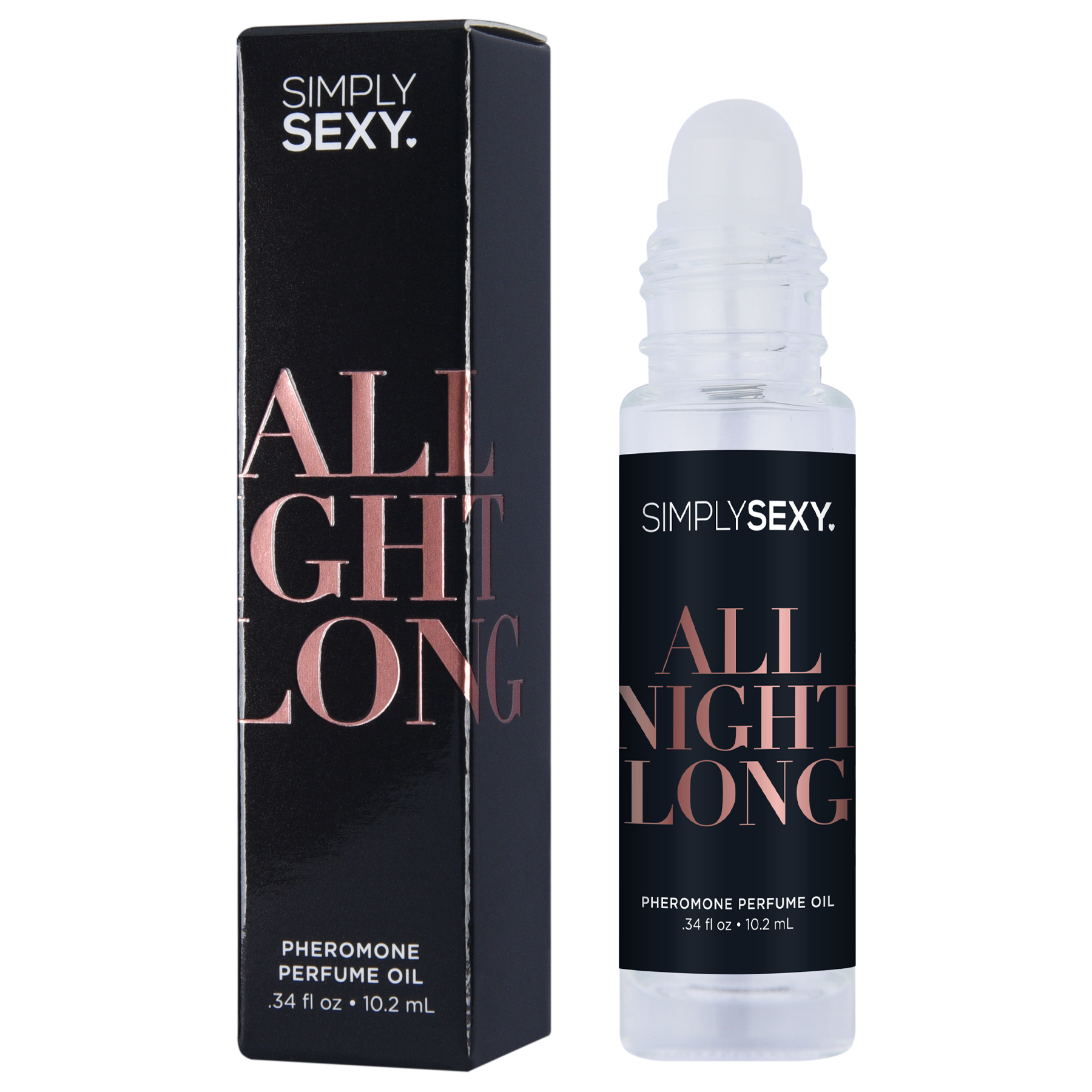 SIMPLY SEXY PHEROMONE PERFUME OIL ROLL-ON - ALL NIGHT LONG - 0.34 floz | 10.2mL