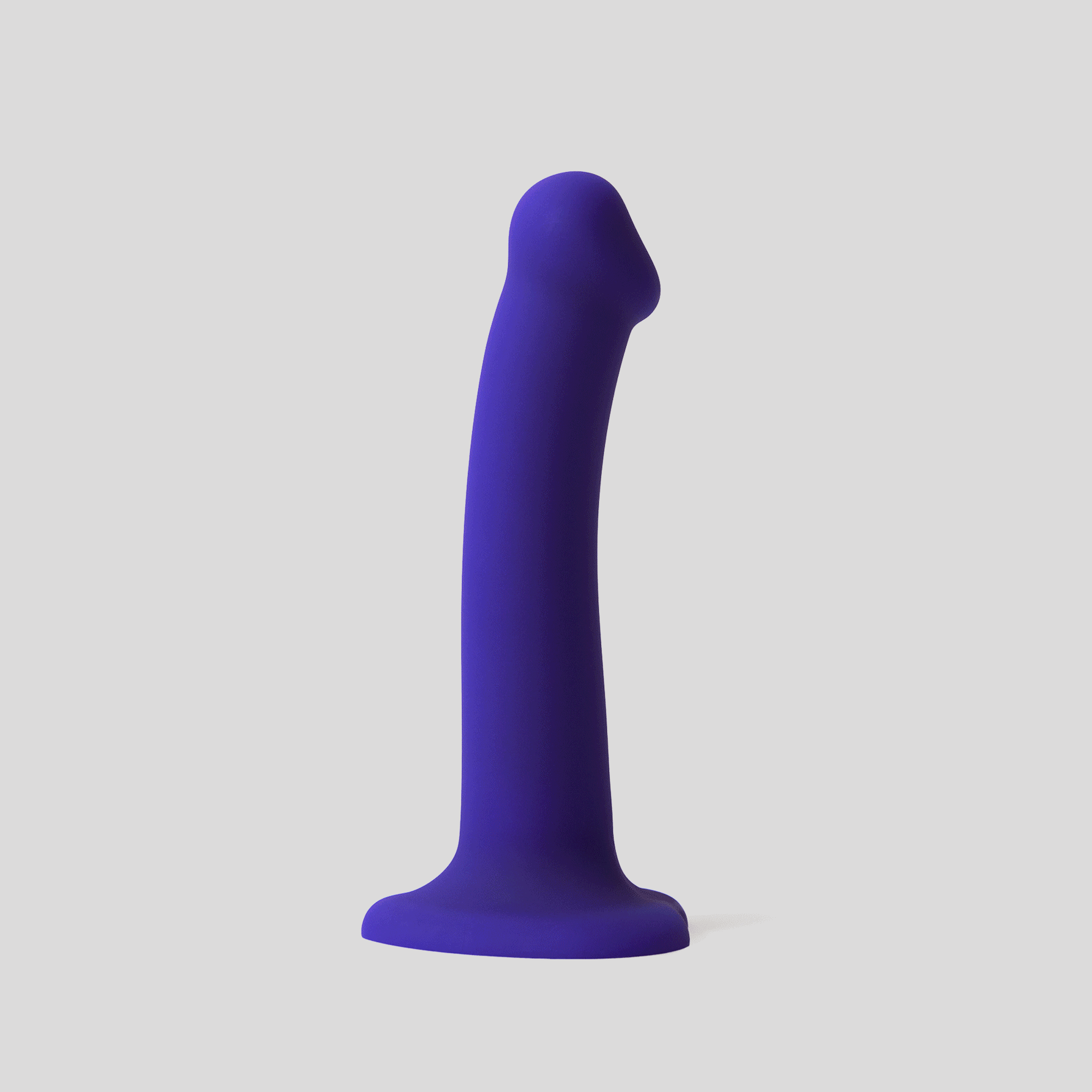 GLOW-LED DILDO PURPLE - M