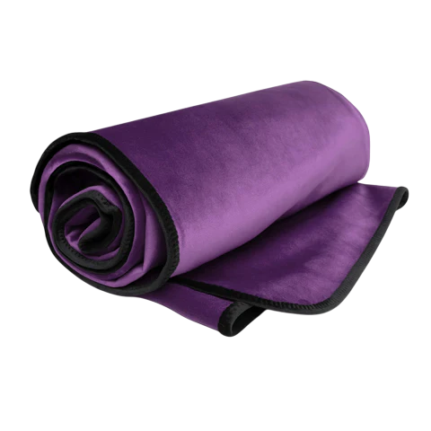 Fascinator Lush Throw  Purple Microvelvet - King Size