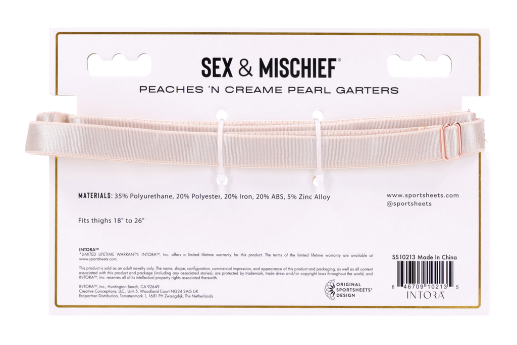 Peaches 'n CreaMe Pearl Garters
